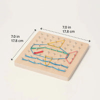 Montessori Wooden Geometric Busy Board L'atelier Montessori