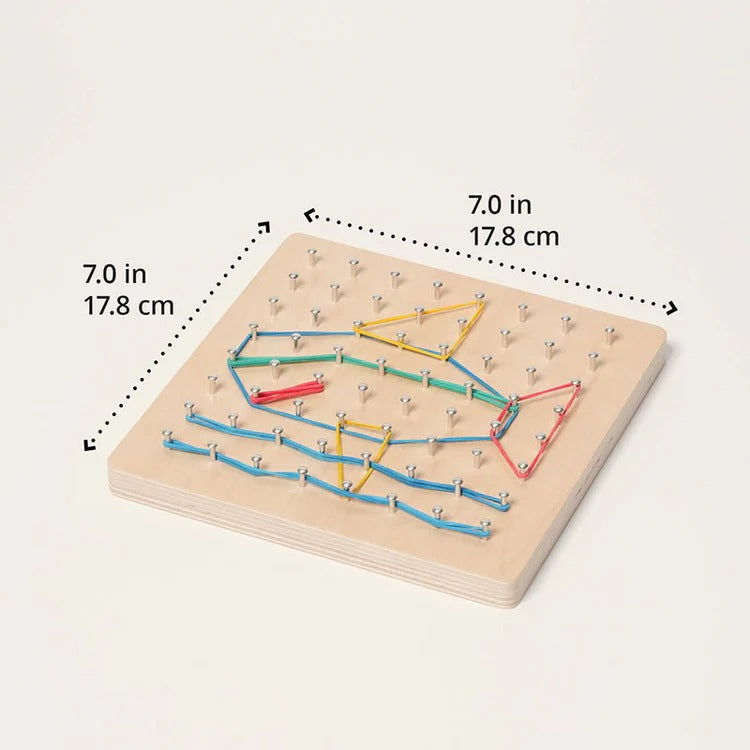 Montessori Wooden Geometric Busy Board L'atelier Montessori