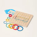Montessori Wooden Geometric Busy Board L'atelier Montessori