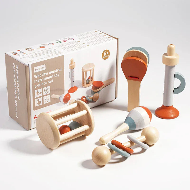 Montessori Wooden Musical Instruments Set L'atelier Montessori