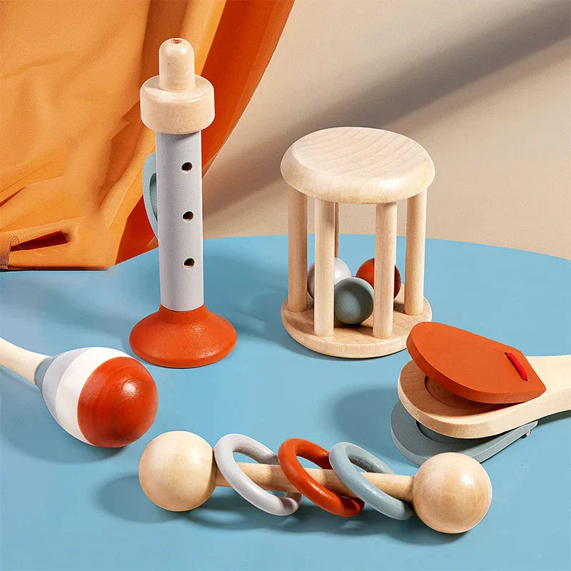 Montessori Wooden Musical Instruments Set L'atelier Montessori