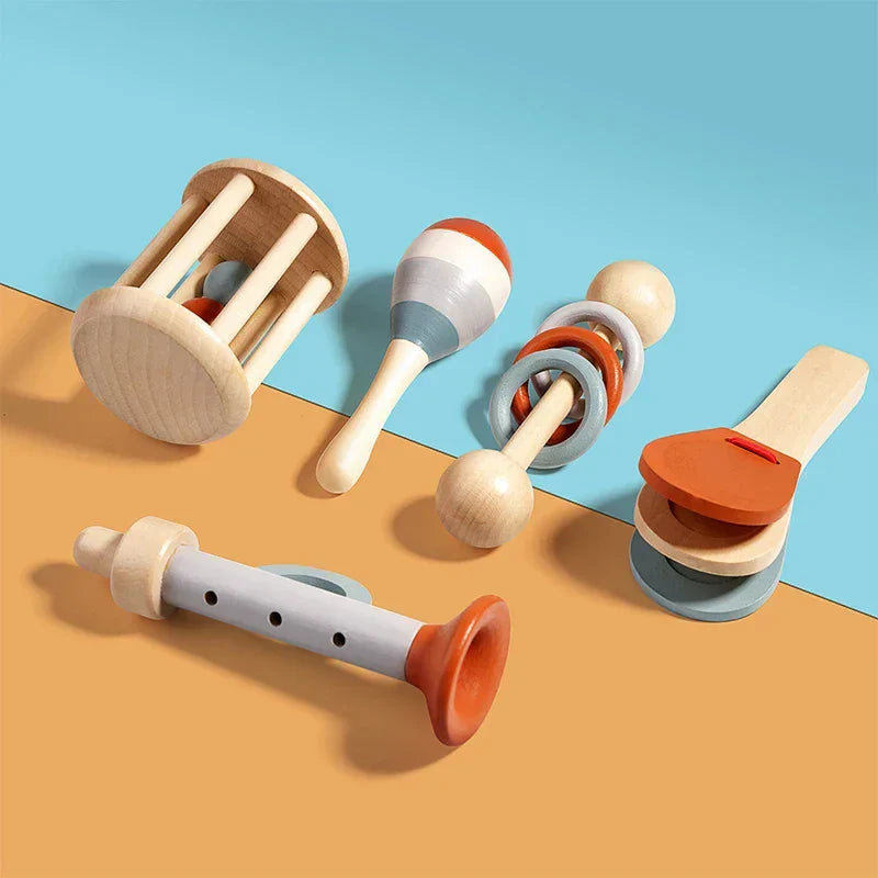 Montessori Wooden Musical Instruments Set L'atelier Montessori