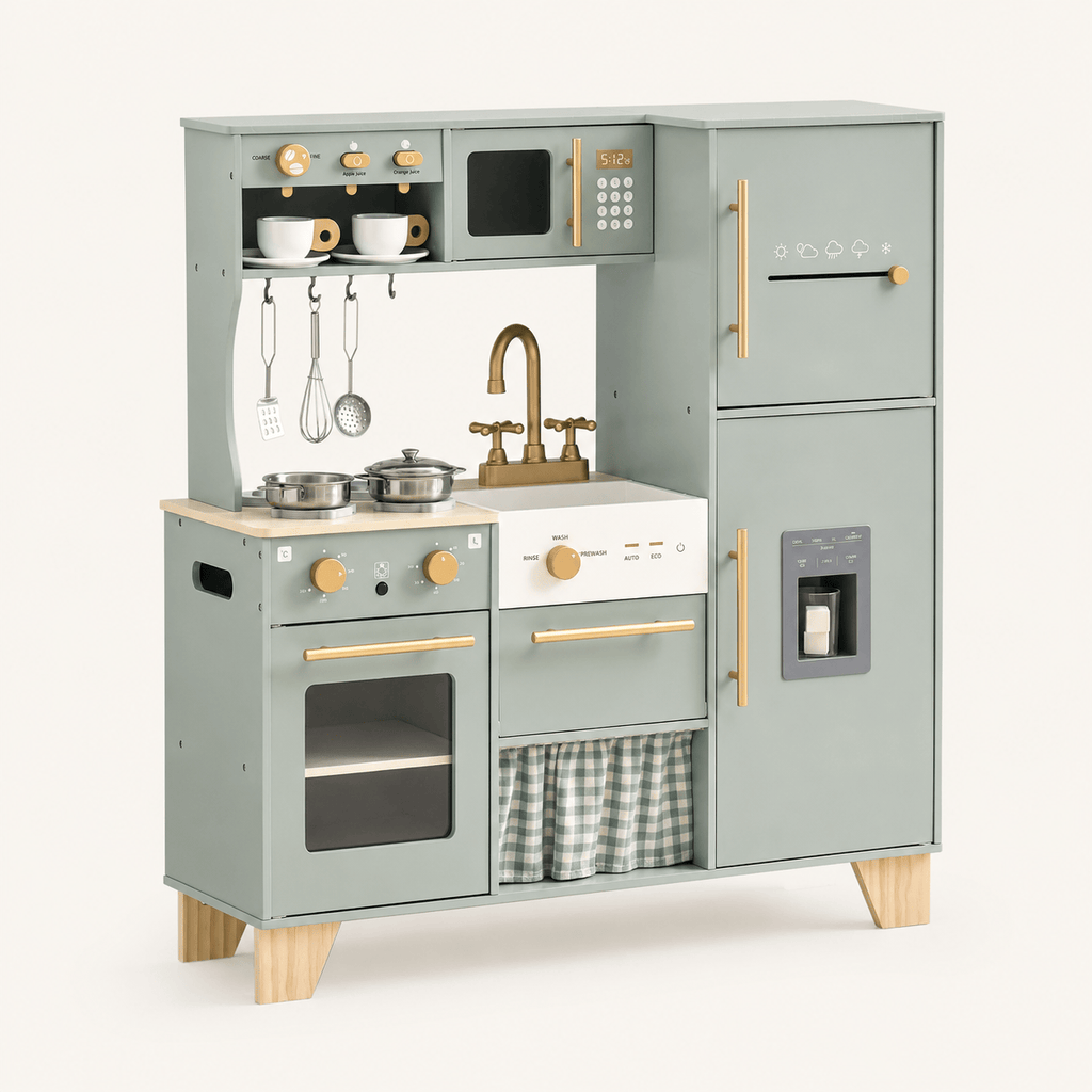 Montessori Wooden Play Kitchen Corner Set Montessori & Toys