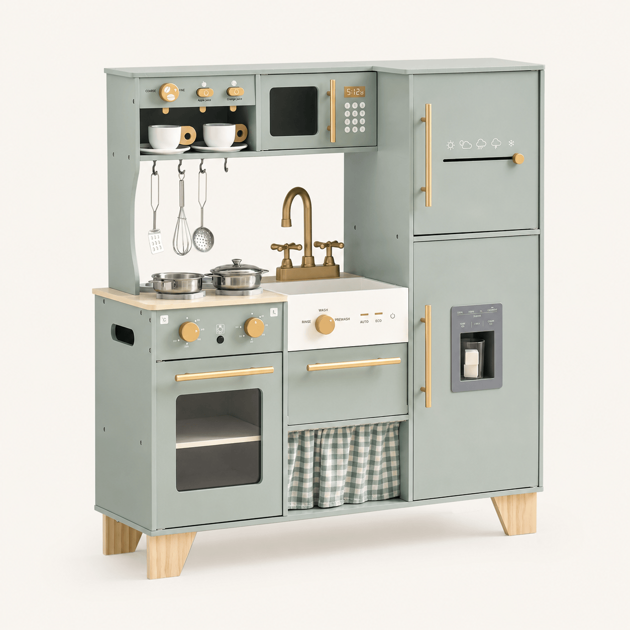 Montessori Wooden Play Kitchen Corner Set Montessori & Toys