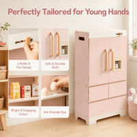 Montessori Wooden Play Kitchen Fridge Toy Montessori & Toys