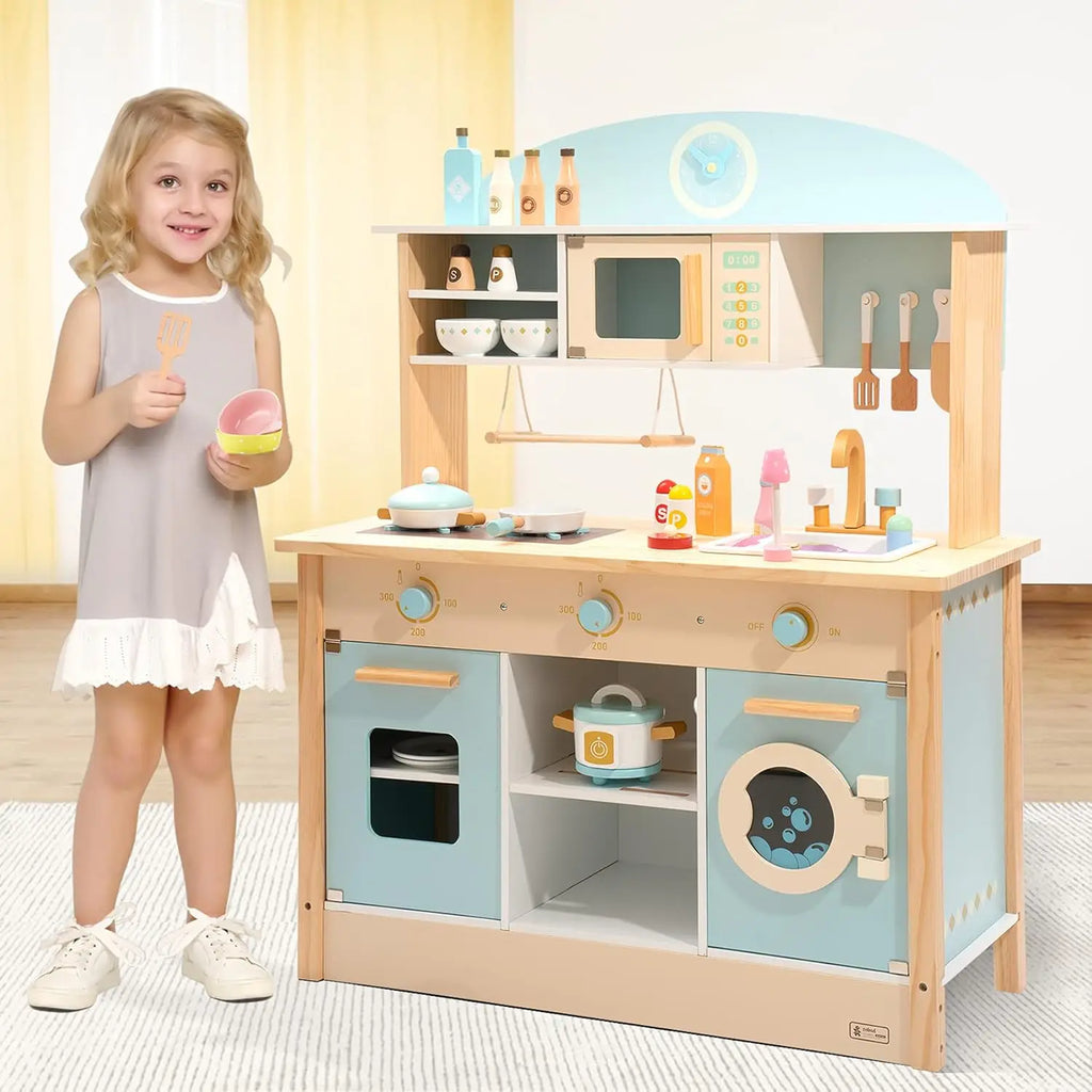 Montessori Wooden Play Kitchen Set for Kids Montessori & Toys