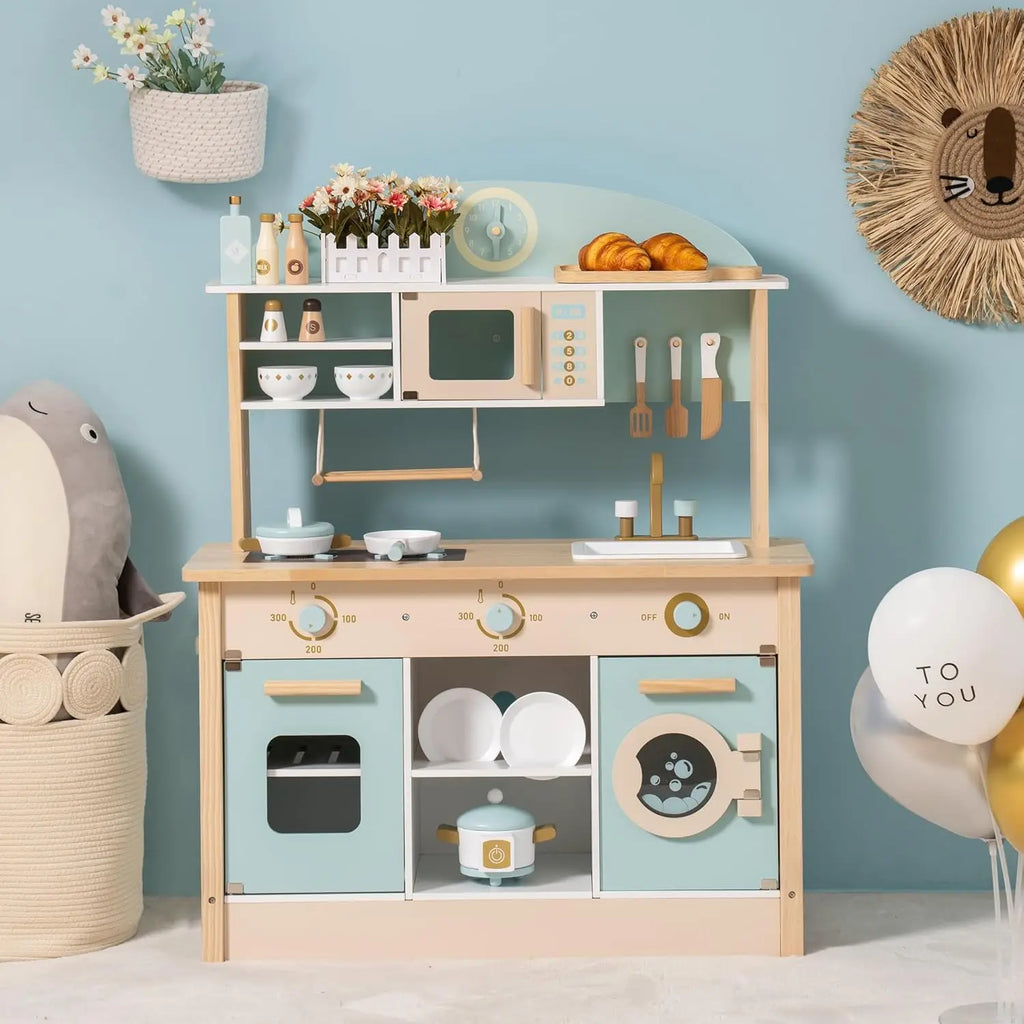 Montessori Wooden Play Kitchen Set for Kids Montessori & Toys