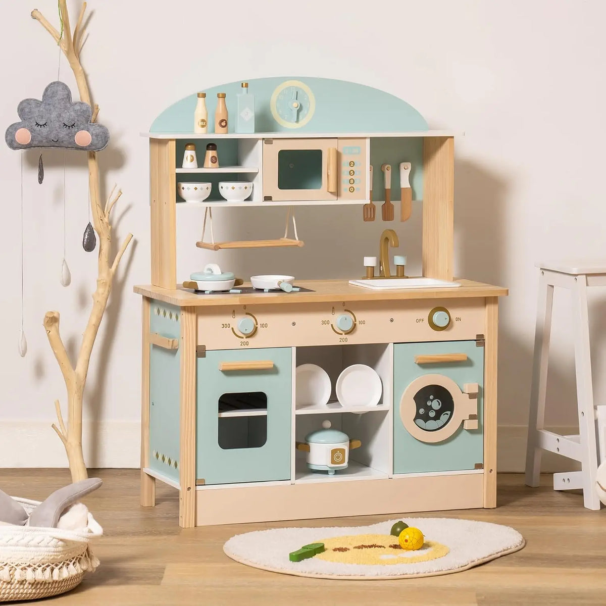 Montessori Wooden Play Kitchen Set for Kids Montessori & Toys