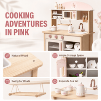 Montessori Wooden Play Kitchen Set for Kids Montessori & Toys