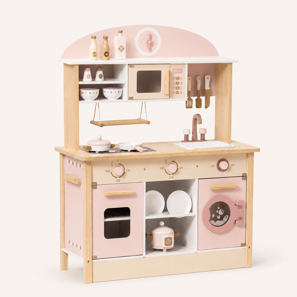 Montessori Wooden Play Kitchen Set for Kids Montessori & Toys