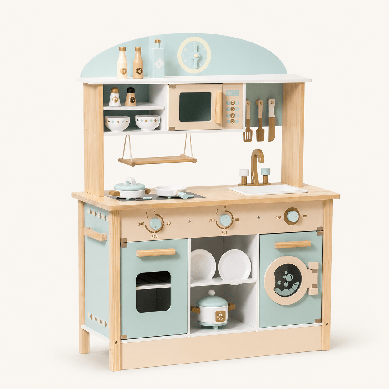 Montessori Wooden Play Kitchen Set for Kids Montessori & Toys