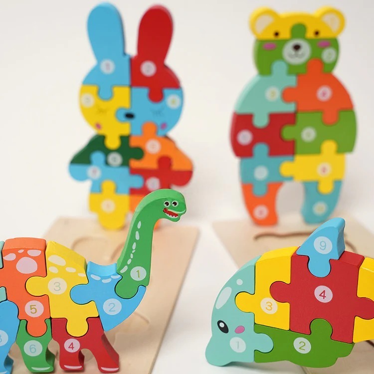 Montessori Wooden Puzzle L'atelier Montessori