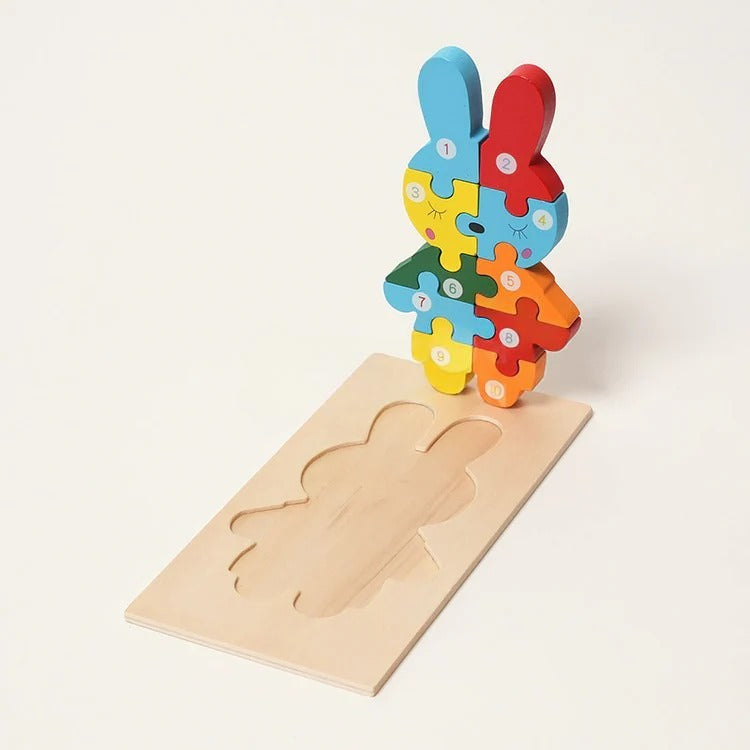 Montessori Wooden Puzzle L'atelier Montessori