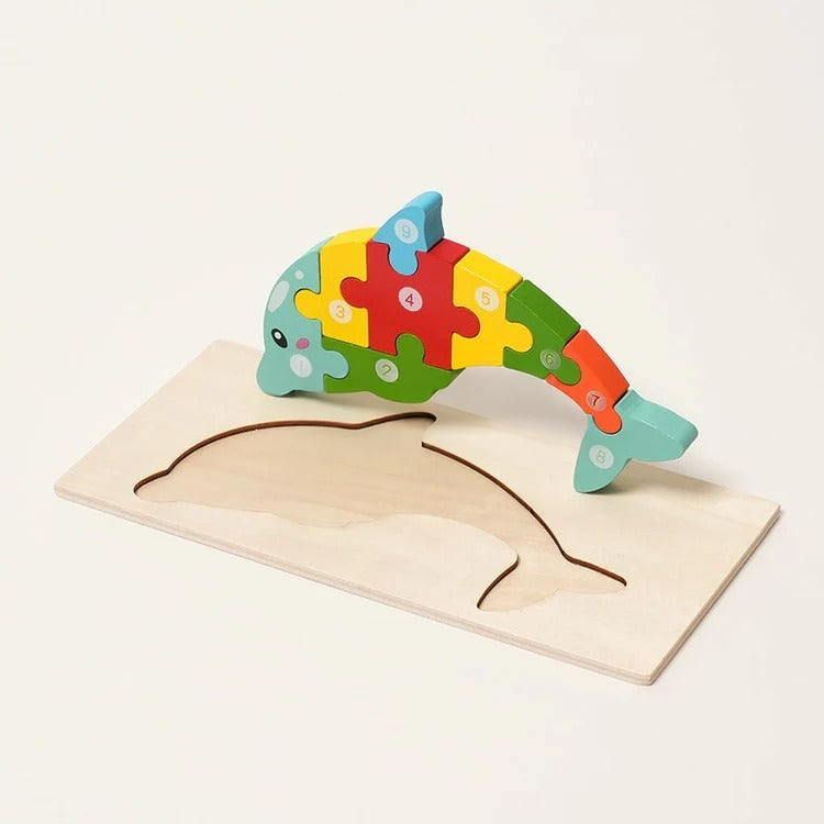 Montessori Wooden Puzzle L'atelier Montessori