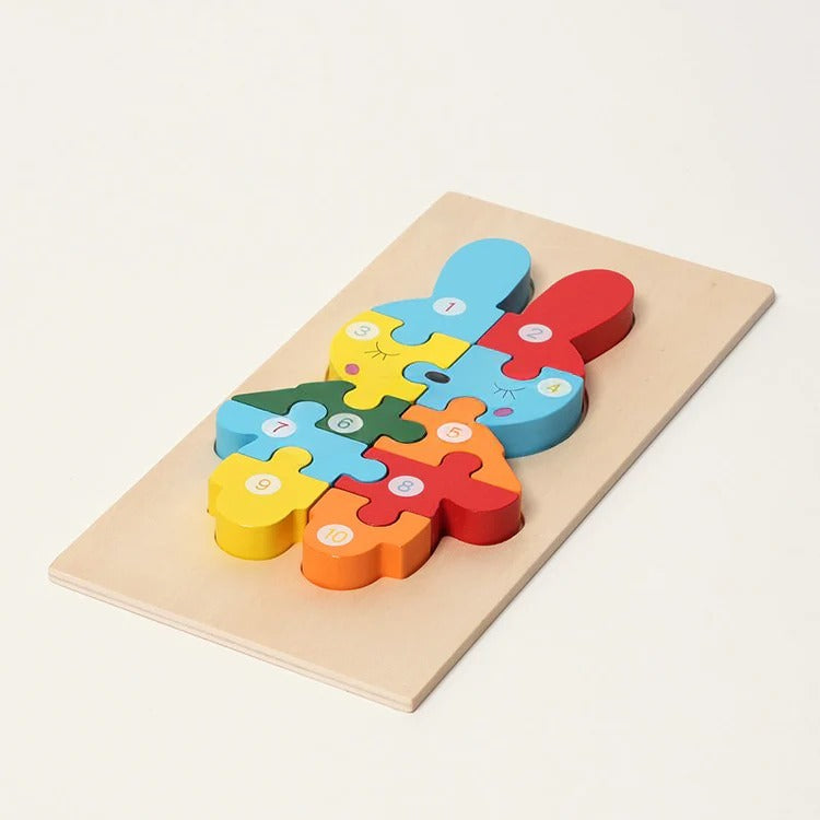 Montessori Wooden Puzzle L'atelier Montessori