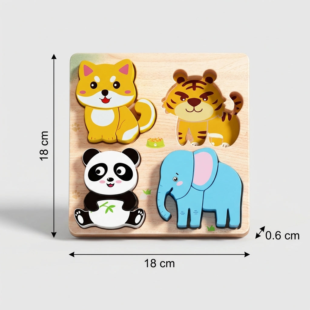 Montessori Wooden Puzzles L'atelier Montessori