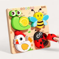 Montessori Wooden Puzzles L'atelier Montessori