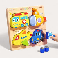 Montessori Wooden Puzzles L'atelier Montessori