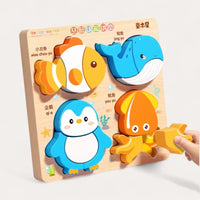 Montessori Wooden Puzzles L'atelier Montessori