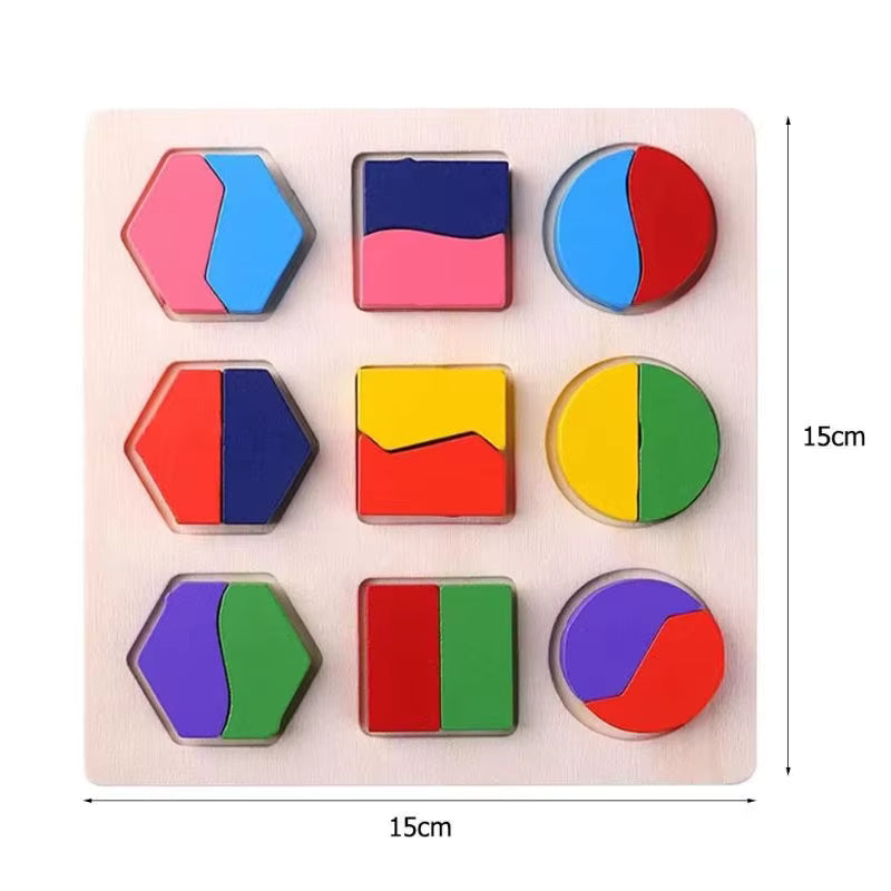 Montessori Wooden Shape Matching Busy Board L'atelier Montessori