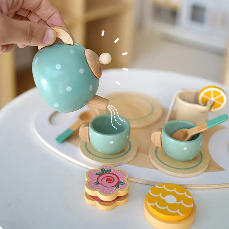 Montessori Wooden Tea Set L'atelier Montessori