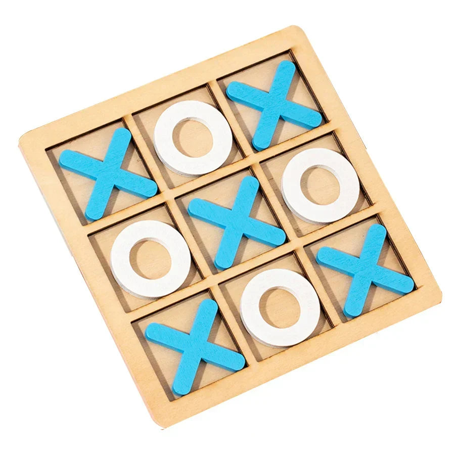 Montessori Wooden Tic-Tac-Toe Game L'atelier Montessori