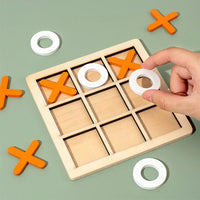 Montessori Wooden Tic-Tac-Toe Game L'atelier Montessori