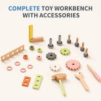 Montessori Wooden Tool Bench Set for Kids Montessori & Toys