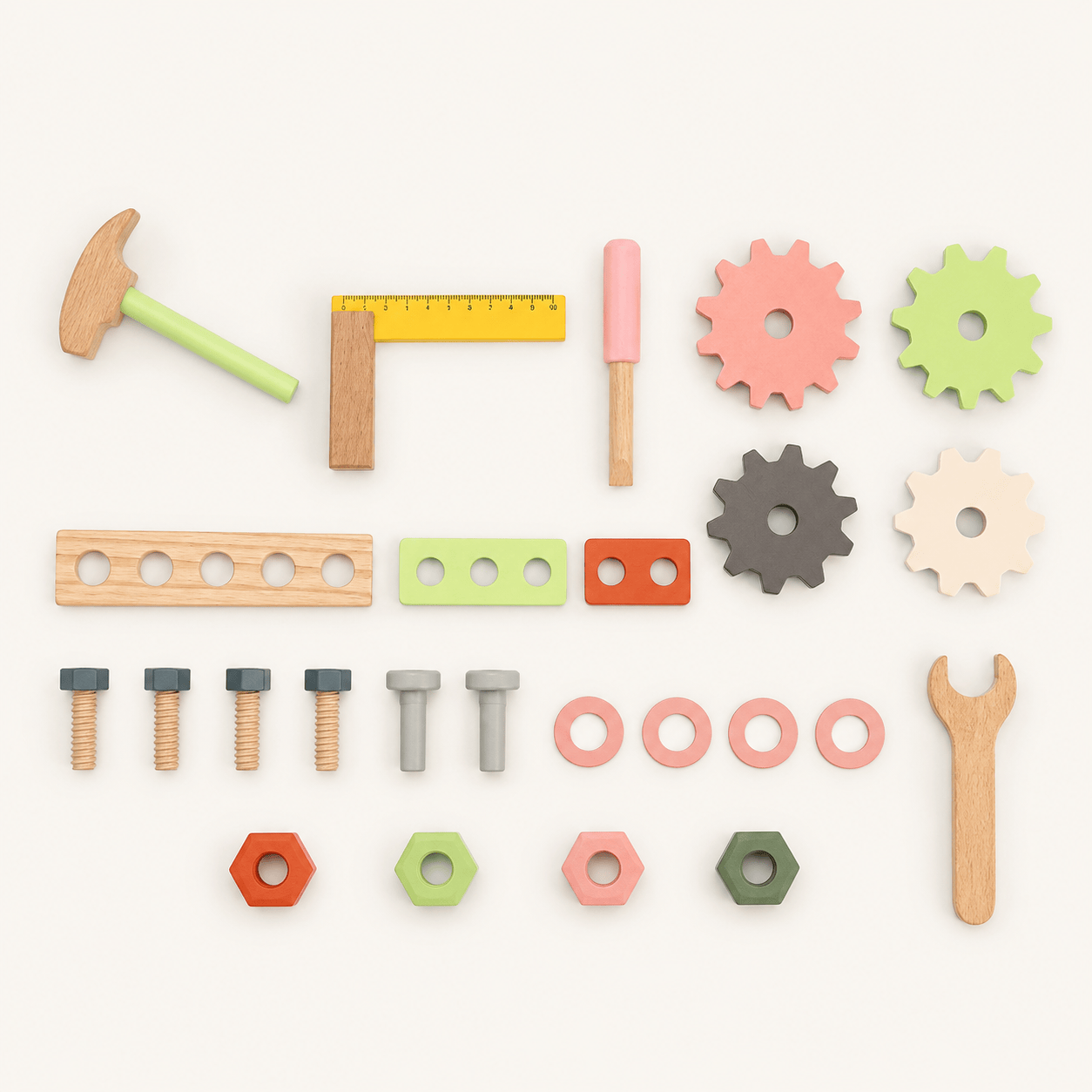 Montessori Wooden Tool Bench Set for Kids Montessori & Toys
