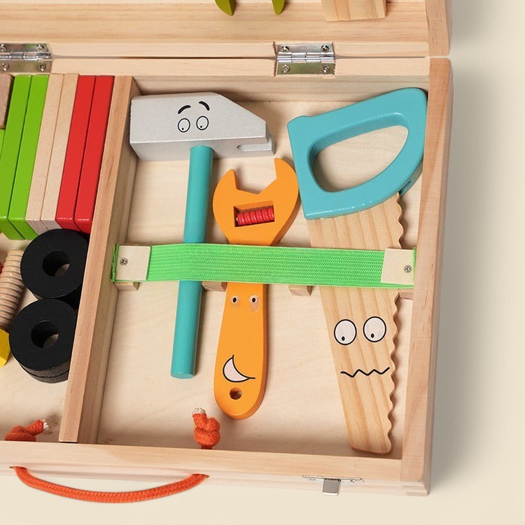 Montessori Wooden Toolbox L'atelier Montessori