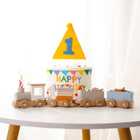 Montessori Wooden Train L'atelier Montessori