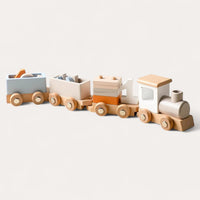 Montessori Wooden Train L'atelier Montessori