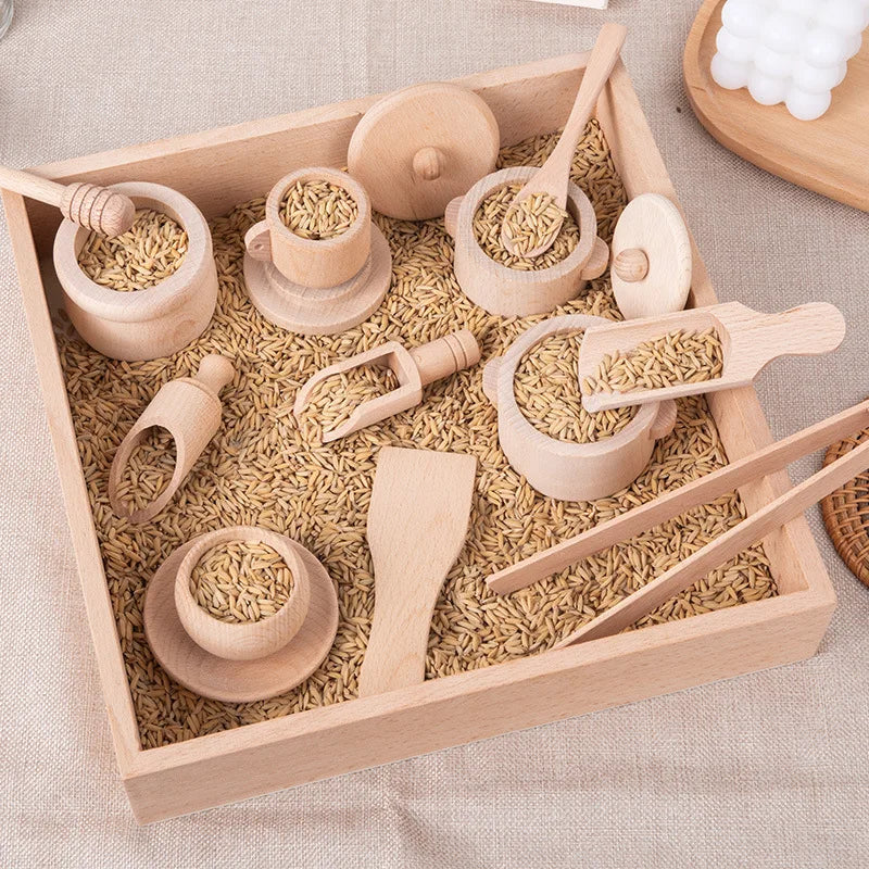 Montessori Wooden Utensils L'atelier Montessori