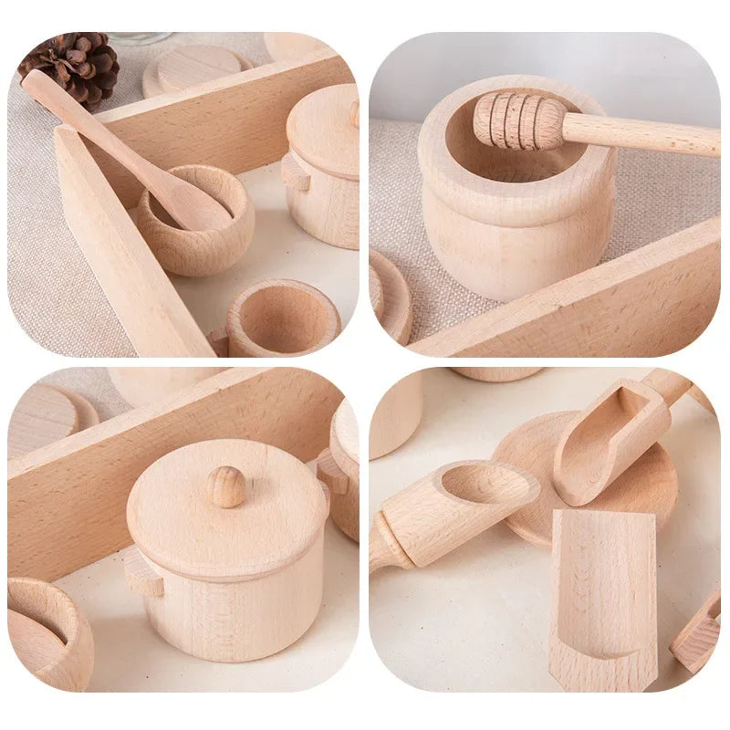 Montessori Wooden Utensils L'atelier Montessori