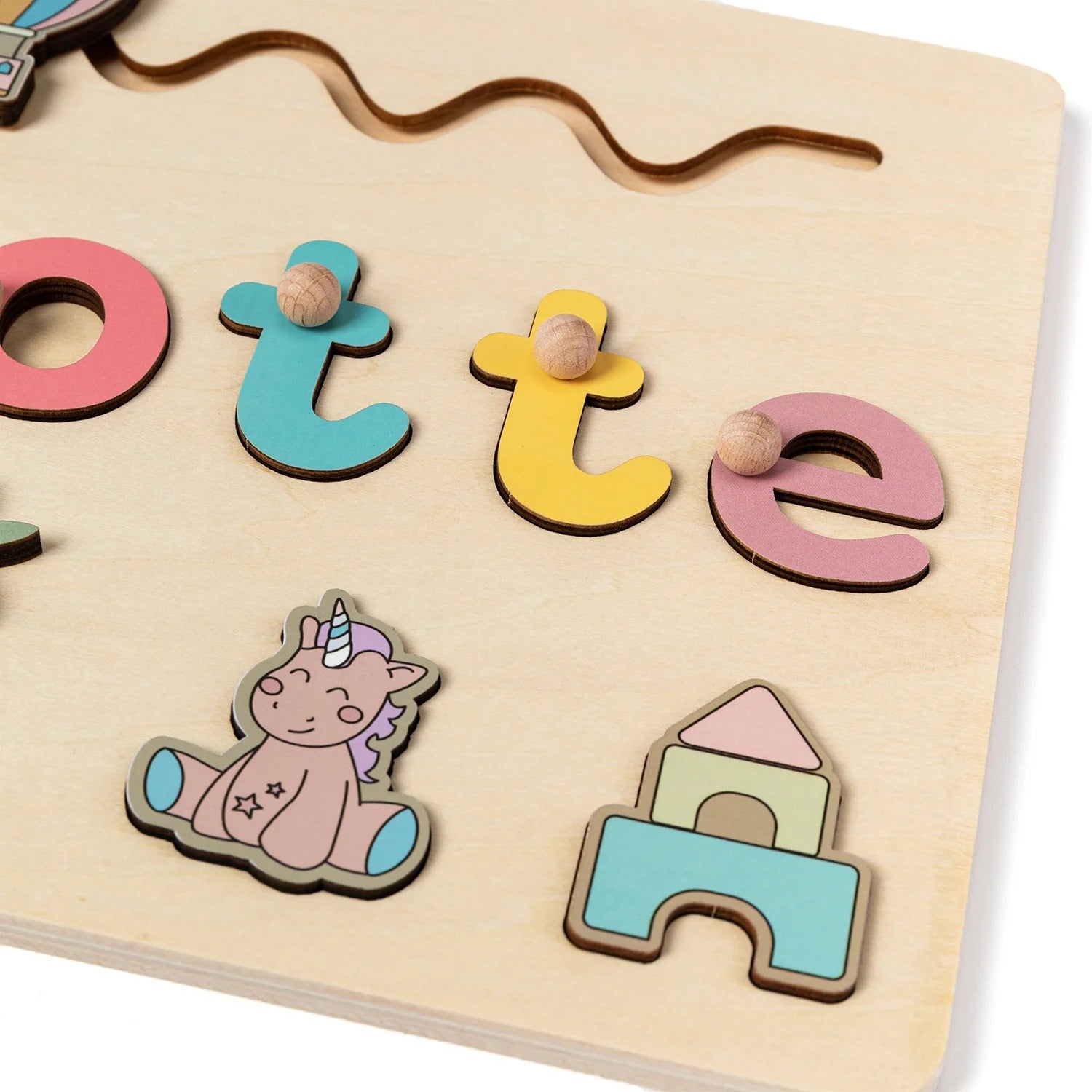 Personalized Wooden Puzzle for Toddlers L'atelier Montessori