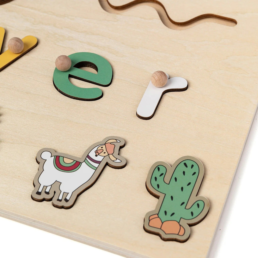 Personalized Wooden Puzzle for Toddlers L'atelier Montessori