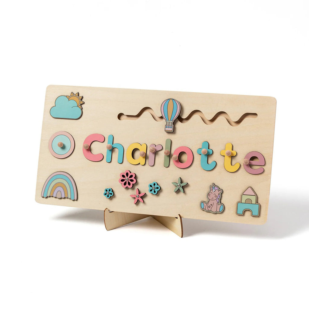 Personalized Wooden Puzzle for Toddlers L'atelier Montessori
