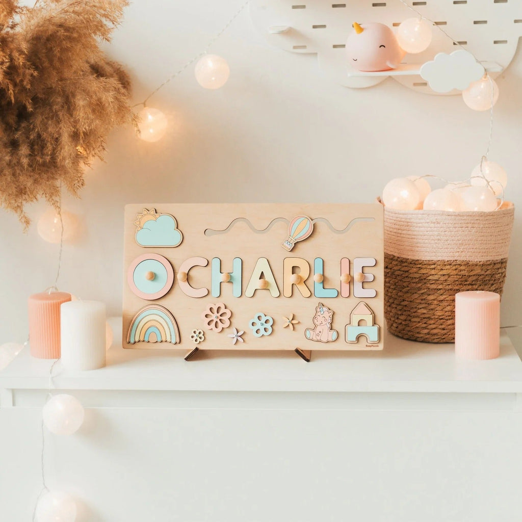 Personalized Wooden Puzzle for Toddlers L'atelier Montessori