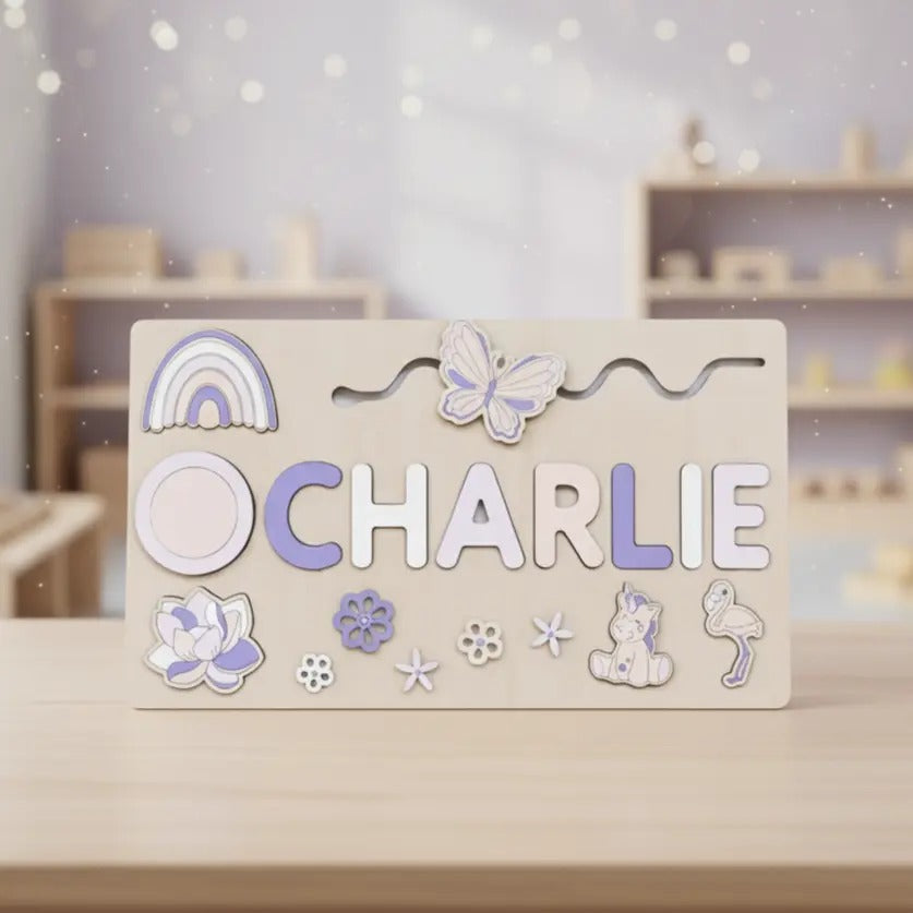 Personalized Wooden Puzzle for Toddlers L'atelier Montessori