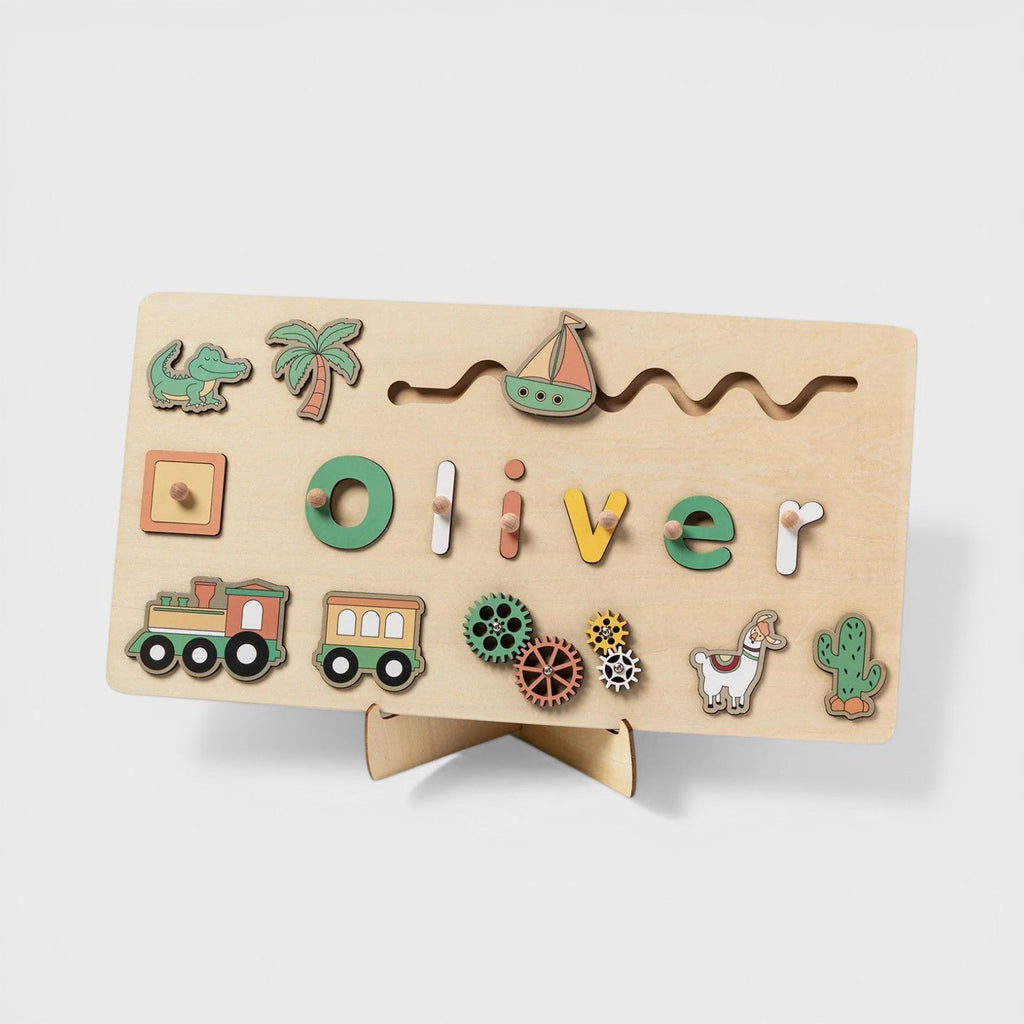 Personalized Wooden Puzzle for Toddlers L'atelier Montessori