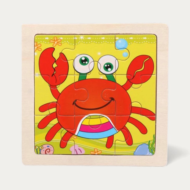 Puzzle Animali in Legno Montessori Montessori & Giocattoli