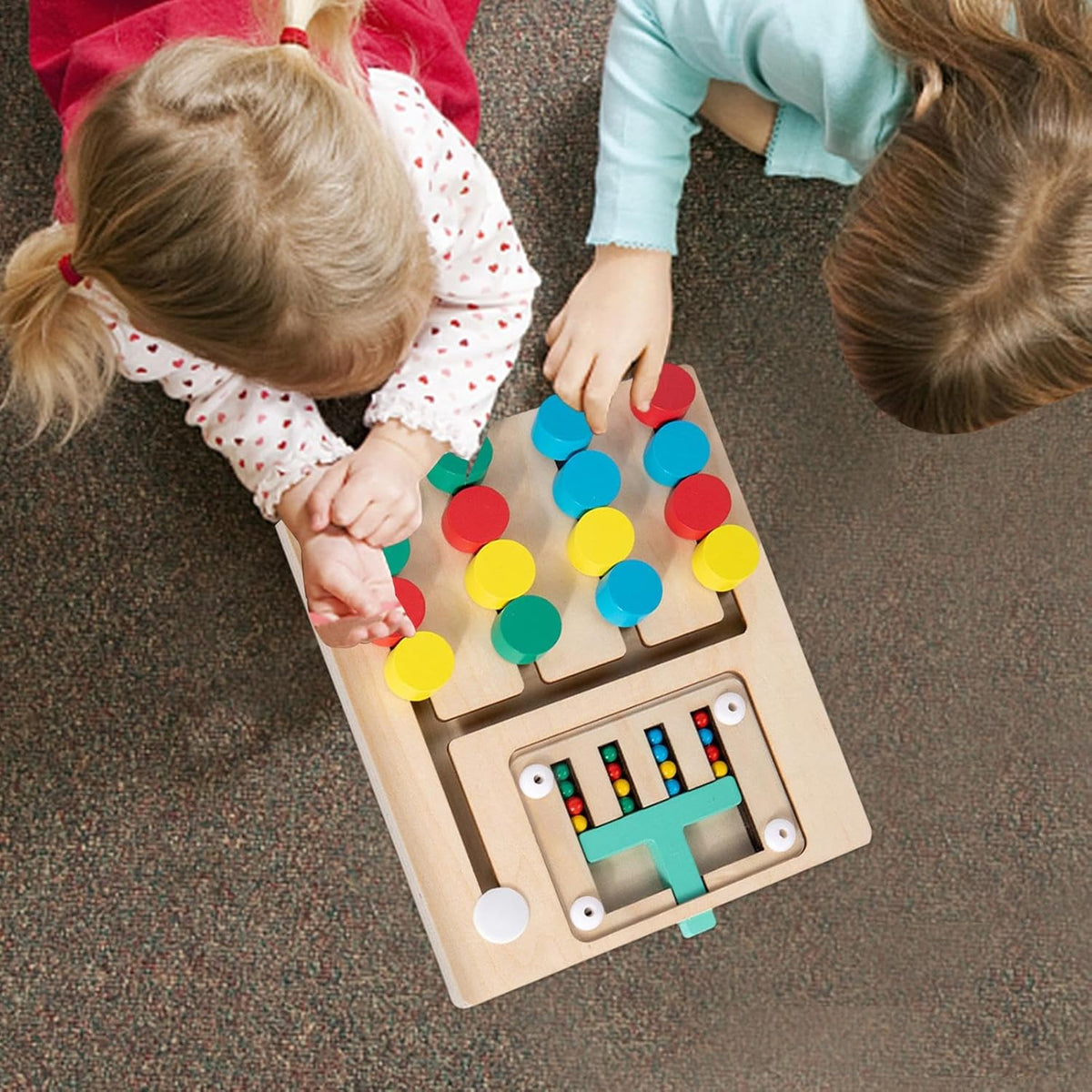Puzzle di Smistamento Colori Montessori Montessori & Giocattoli