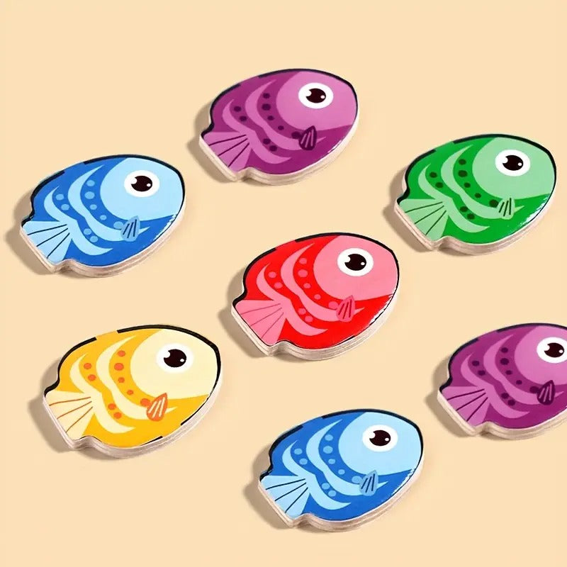 Puzzle Pesci Abbinamento Colori Montessori Montessori & Giocattoli