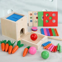 Scatola Forme e Colori con Palline Montessori Montessori & Giocattoli