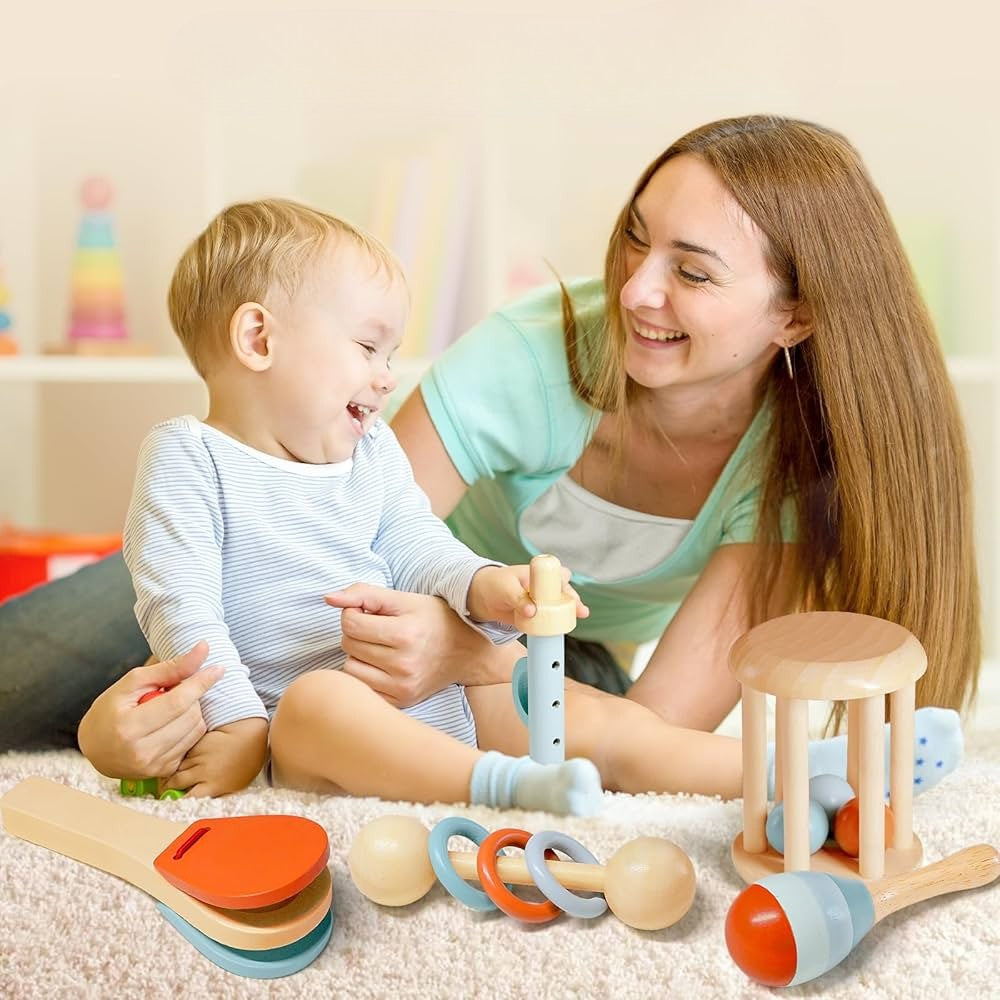 Set di Strumenti Musicali in Legno Montessori Montessori & Giocattoli